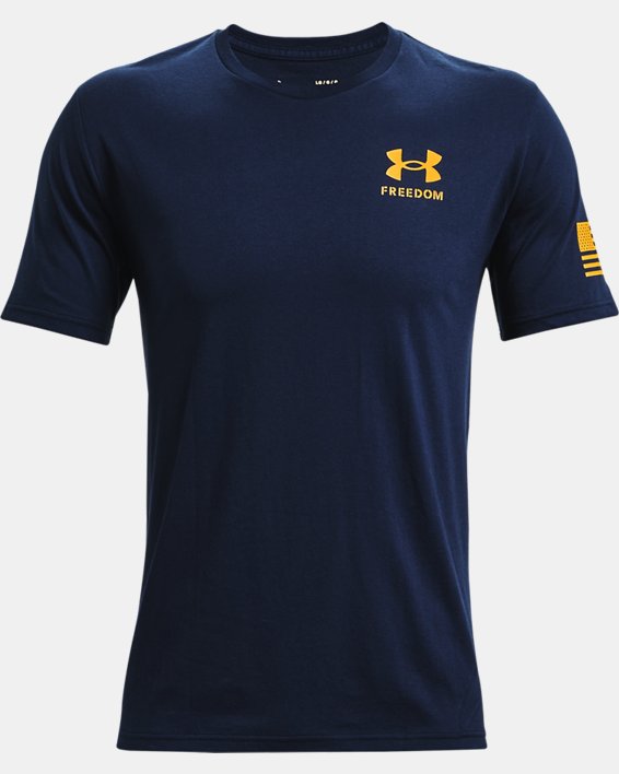 Men's UA Freedom Flag T-Shirt, Navy, pdpMainDesktop image number 4